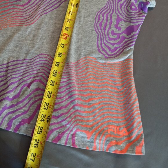 FILA SPORTS V-NECK T-SHIRT XL - Picture 3 of 6